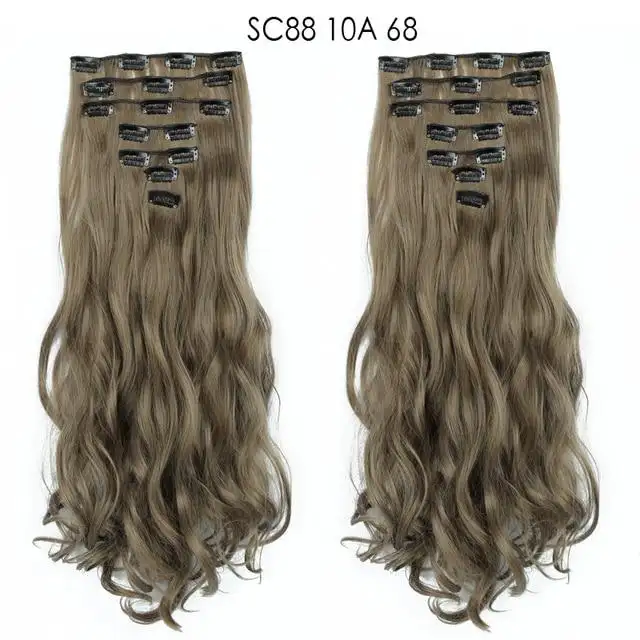Clip-on Hair Extensions 6pc Set - Image 23