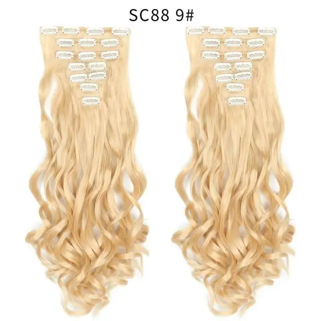 Clip-on Hair Extensions 6pc Set - Image 25