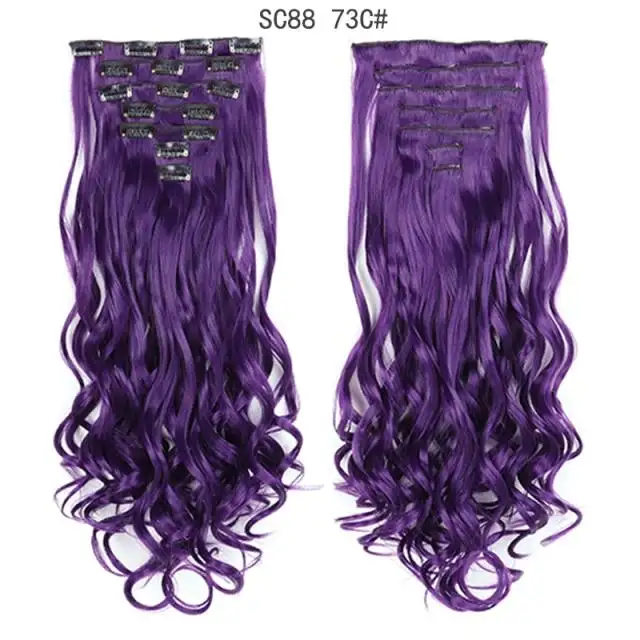 Clip-on Hair Extensions 6pc Set - Image 31