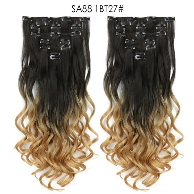 Clip-on Hair Extensions 6pc Set - Image 46