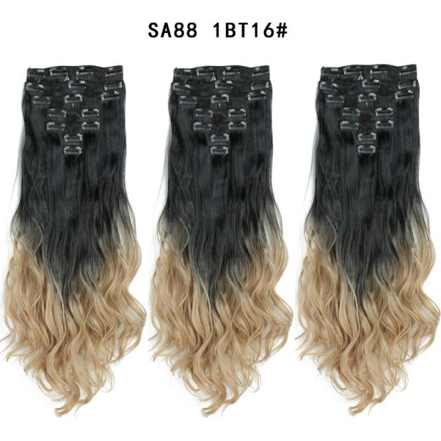Clip-on Hair Extensions 6pc Set - Image 47