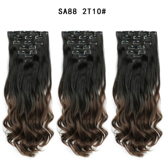Clip-on Hair Extensions 6pc Set - Image 57