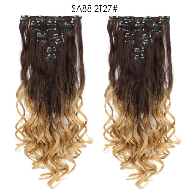 Clip-on Hair Extensions 6pc Set - Image 61