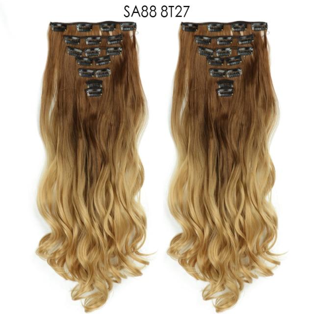 Clip-on Hair Extensions 6pc Set - Image 68