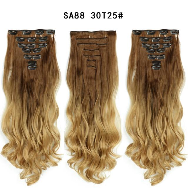 Clip-on Hair Extensions 6pc Set - Image 71