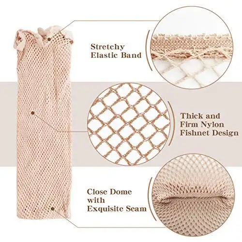 Closed Nude Mesh Net Wig Cap 3 Pack - Image 4