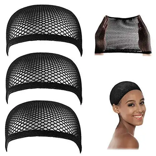 Closed Nude Mesh Net Wig Cap 3 Pack - Image 6