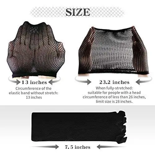 Closed Nude Mesh Net Wig Cap 3 Pack - Image 7