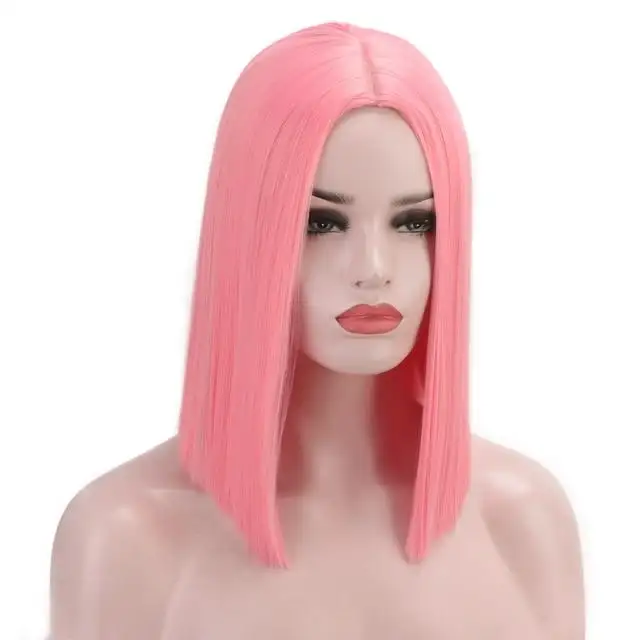 Colourful Cosplay Bob Wig - Image 11