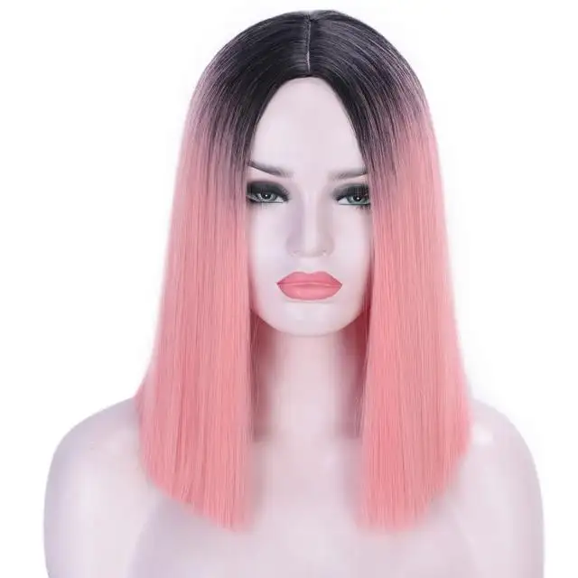 Colourful Cosplay Bob Wig - Image 8