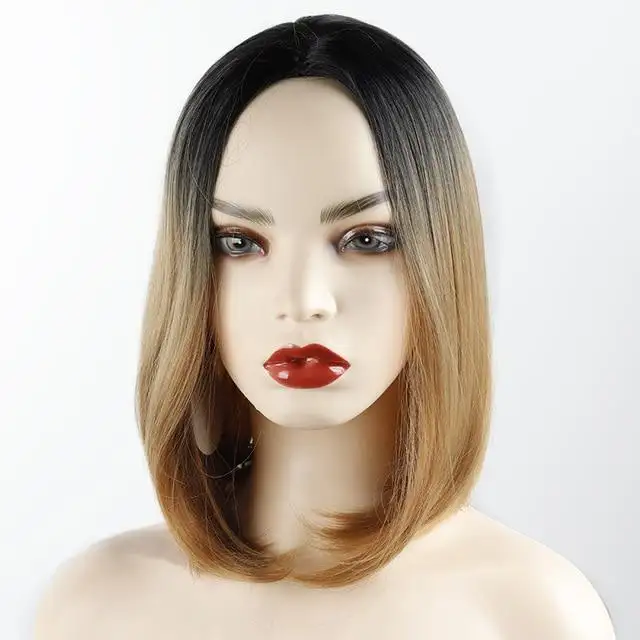 Coral Synthetic Heat Resistant Bob Wig - Image 10