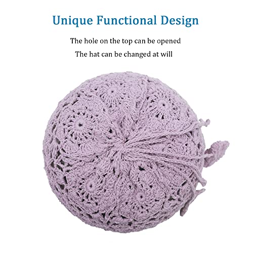 Cotton Crochet Slouchy Beanie Hat - Image 102