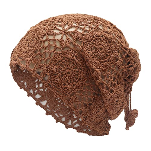 Cotton Crochet Slouchy Beanie Hat - Image 105