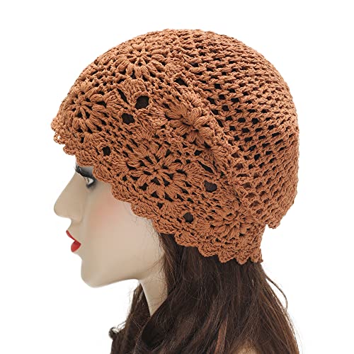 Cotton Crochet Slouchy Beanie Hat - Image 11