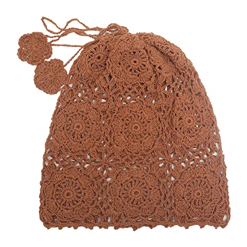 Cotton Crochet Slouchy Beanie Hat - Image 110