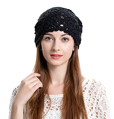 Cotton Crochet Slouchy Beanie Hat - Image 113
