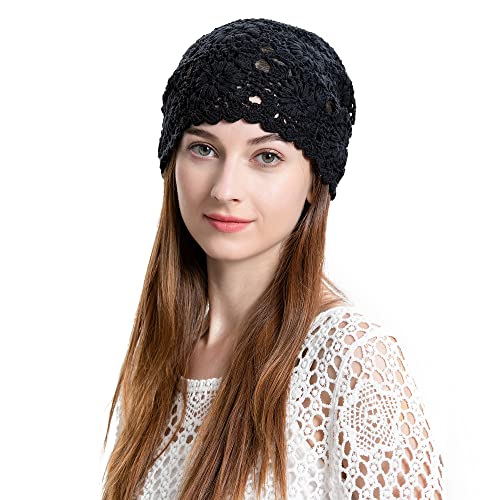 Cotton Crochet Slouchy Beanie Hat - Image 114