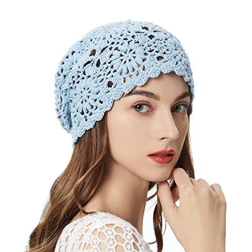 Cotton Crochet Slouchy Beanie Hat - Image 121