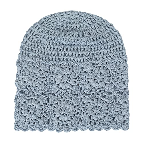Cotton Crochet Slouchy Beanie Hat - Image 124