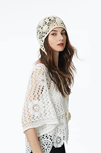 Cotton Crochet Slouchy Beanie Hat - Image 18