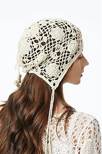 Cotton Crochet Slouchy Beanie Hat - Image 19