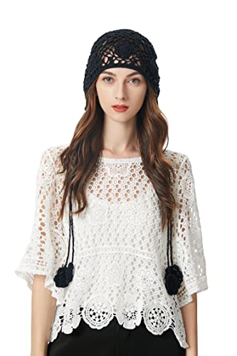 Cotton Crochet Slouchy Beanie Hat - Image 23