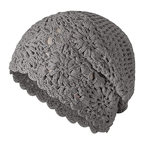 Cotton Crochet Slouchy Beanie Hat - Image 29