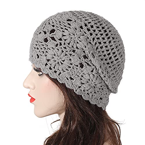 Cotton Crochet Slouchy Beanie Hat - Image 31
