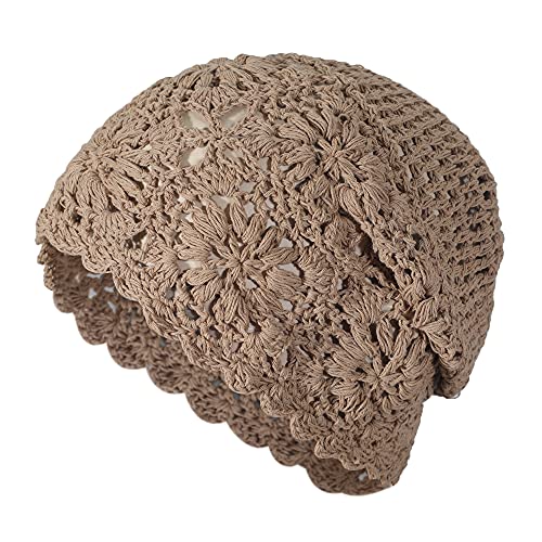 Cotton Crochet Slouchy Beanie Hat - Image 35