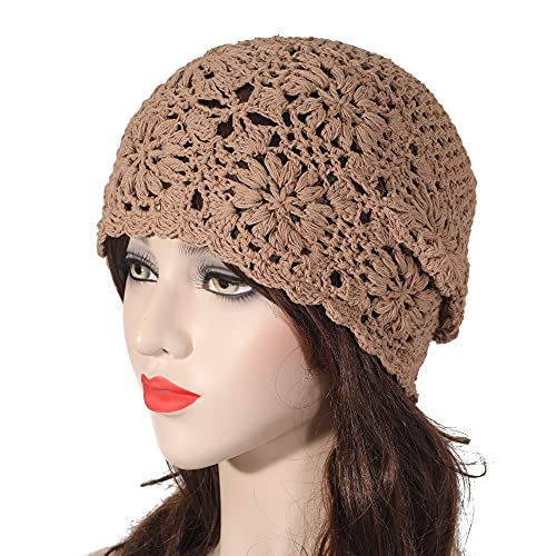Cotton Crochet Slouchy Beanie Hat - Image 36