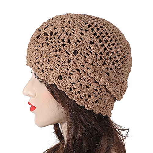 Cotton Crochet Slouchy Beanie Hat - Image 37
