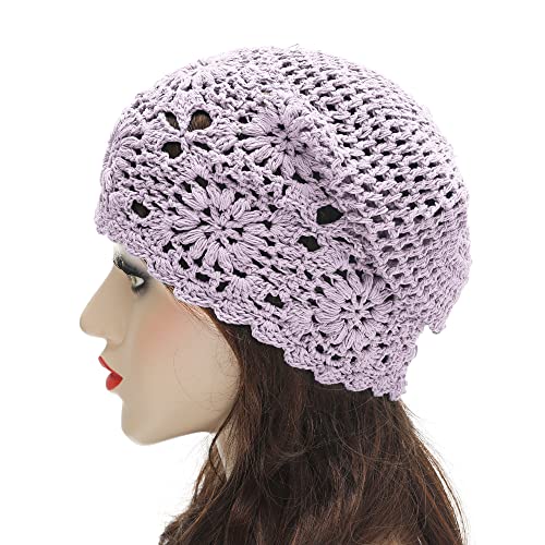 Cotton Crochet Slouchy Beanie Hat - Image 51
