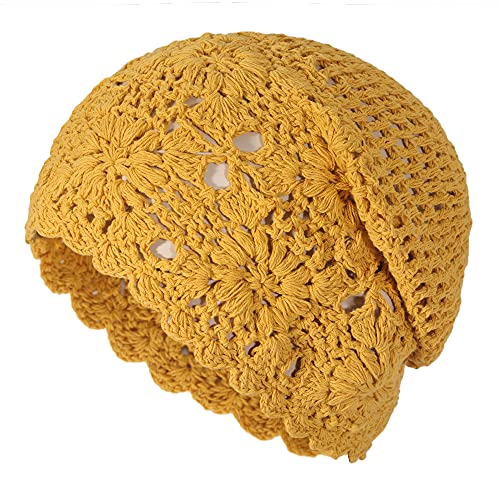Cotton Crochet Slouchy Beanie Hat - Image 56