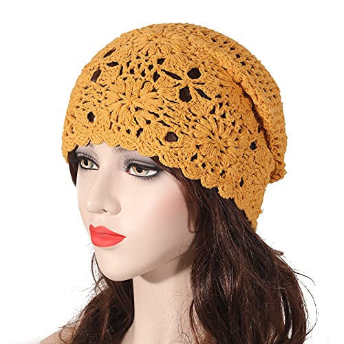 Cotton Crochet Slouchy Beanie Hat - Image 57