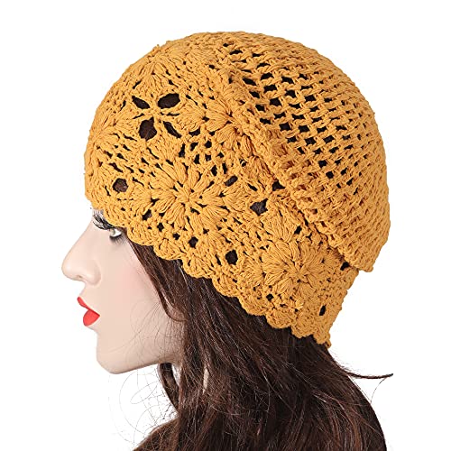 Cotton Crochet Slouchy Beanie Hat - Image 58