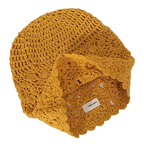 Cotton Crochet Slouchy Beanie Hat - Image 60