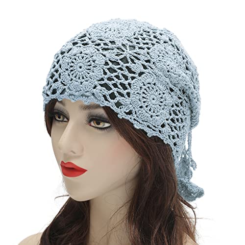 Cotton Crochet Slouchy Beanie Hat - Image 64