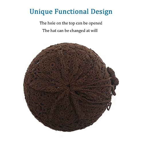 Cotton Crochet Slouchy Beanie Hat - Image 74