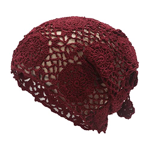 Cotton Crochet Slouchy Beanie Hat - Image 77