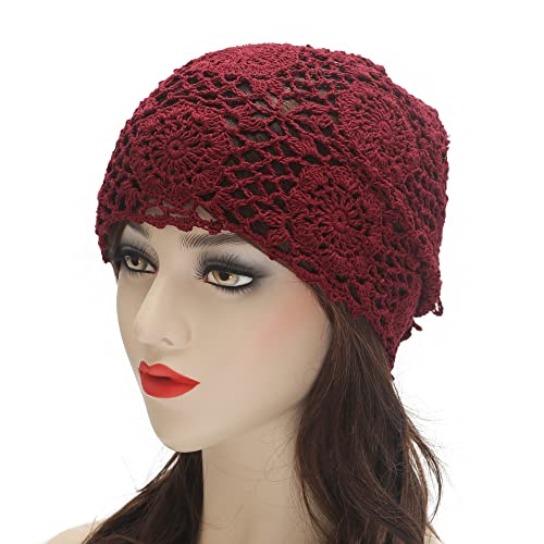 Cotton Crochet Slouchy Beanie Hat - Image 78