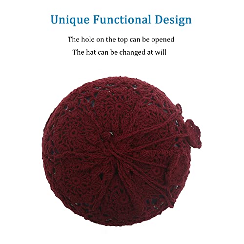 Cotton Crochet Slouchy Beanie Hat - Image 81