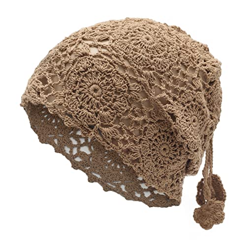Cotton Crochet Slouchy Beanie Hat - Image 91