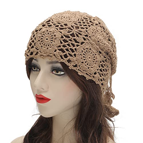 Cotton Crochet Slouchy Beanie Hat - Image 92