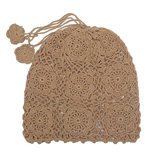 Cotton Crochet Slouchy Beanie Hat - Image 96