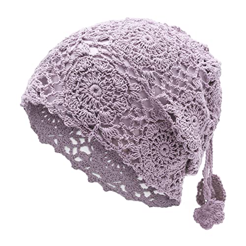 Cotton Crochet Slouchy Beanie Hat - Image 98