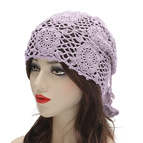 Cotton Crochet Slouchy Beanie Hat - Image 99