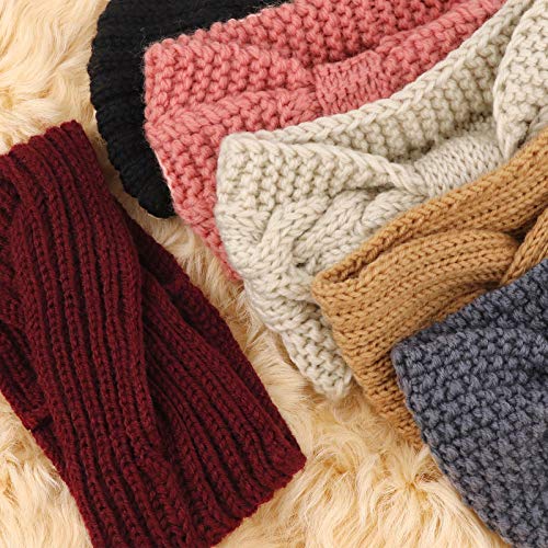 Crochet Ear Warmer Knit Headband - 6pcs - Image 105