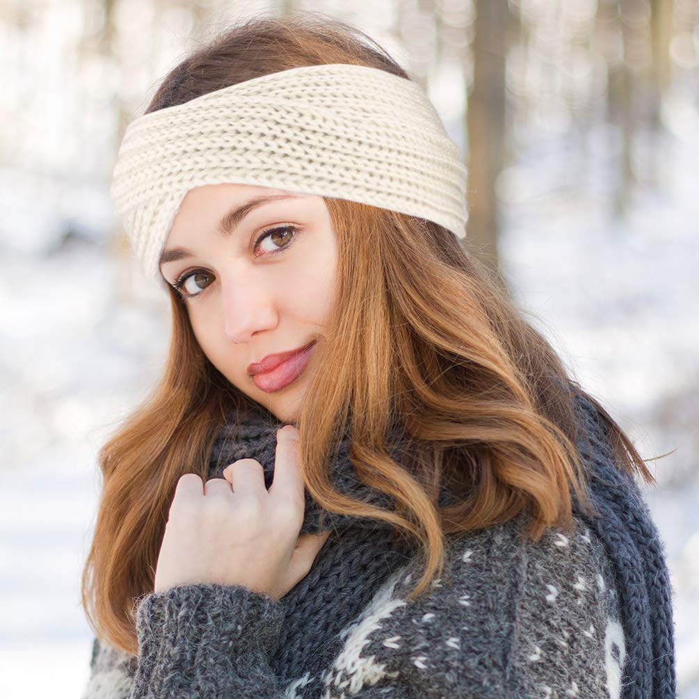 Crochet Ear Warmer Knit Headband - 6pcs - Image 2