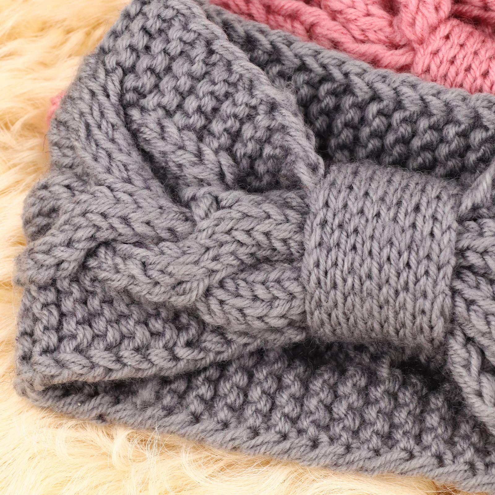 Crochet Ear Warmer Knit Headband - 6pcs - Image 3