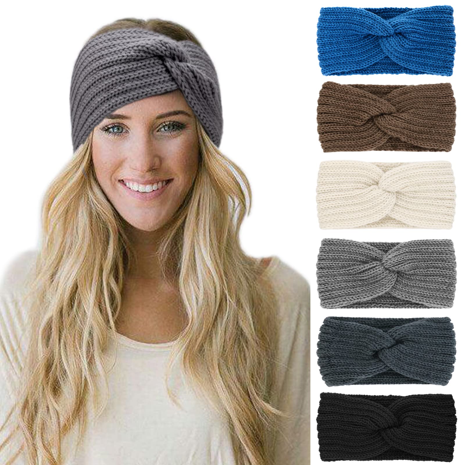 Crochet Ear Warmer Knit Headband - 6pcs - Image 41